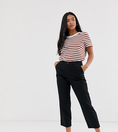 Черные чиносы ASOS DESIGN Petite-Черный