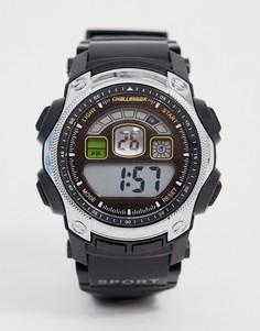 Мужские черные часы Challenger fitness-Черный