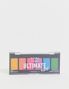 Палетка теней для век NYX Professional Makeup UltimateEdit - Brights-Многоцветный