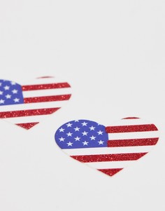 Наклейки на соски в виде американского флага Nipztix By Neva-Мульти