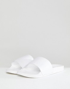 Белые шлепанцы New Look-Белый