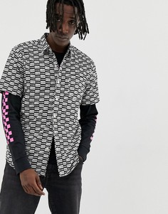 Белая рубашка с короткими рукавами и логотипом Levis-Белый