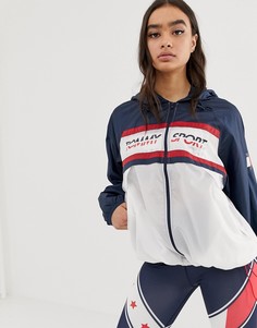 Темно-синяя ветровка с логотипом Tommy Hilfiger Sport-Темно-синий