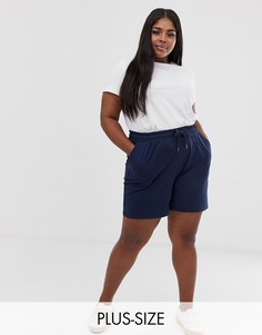 Трикотажные шорты Junarose-Темно-синий