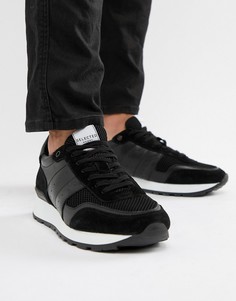 Черные кроссовки для бега Selected Homme Premium-Черный