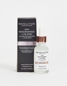 Сыворотка для сужения пор Revolution Skincare - 10% ниацинамид + 1% цинк-Бесцветный
