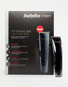 Машинка для стрижки волос с вилкой британского стандарта BabylissMEN Titanium Nitride-Бесцветный