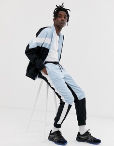 Джоггеры со вставками Fila Hudson-Синий
