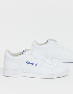 Белые кроссовки Reebok Workout Plus-Белый