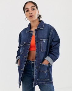 Джинсовая куртка из переработанных материалов Tommy Jeans-Синий
