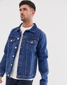 Темная джинсовая куртка Voi Jeans-Синий
