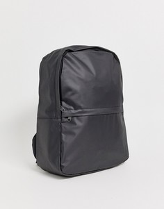 Черный рюкзак из искусственной кожи ASOS DESIGN