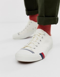 Низкие классические парусиновые кроссовки белого цвета Pro Keds - royal-Белый