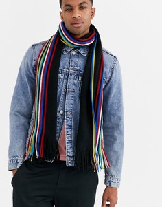 Разноцветный шарф в полоску Boardmans-Мульти