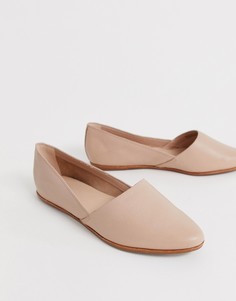Розовые туфли из мягкой кожи на плоской подошве ALDO Blanchette-Розовый