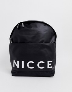 Рюкзак с большим логотипом Nicce-Черный