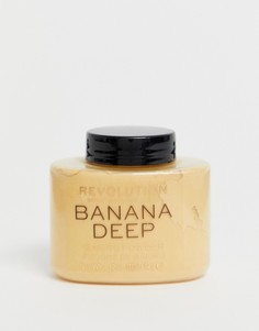 Рассыпчатая пудра Revolution Banana (Deep)-Белый