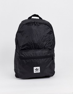 Рюкзак с логотипом и трилистником на кармане adidas Originals-Синий