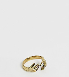 Золотистое кольцо Reclaimed Vintage эксклюзивно для ASOS-Золотой