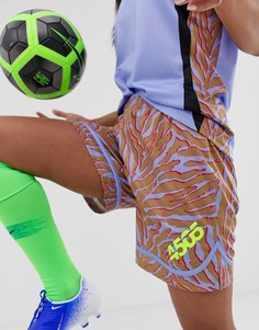 Спортивные шорты со звериным принтом ASOS 4505-Синий
