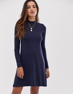 Удлиненный джемпер mByM-Темно-синий