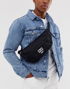 Черная сумка-кошелек через плечо Obey - Drop Out-Черный