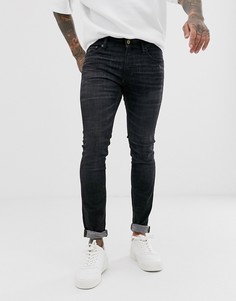 Черные джинсы скинни Jack & Jones Intelligence-Черный цвет