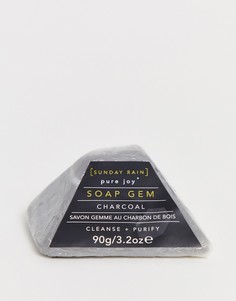 Угольное мыло в форме камня Sunday Rain-Бесцветный