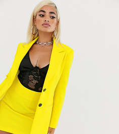 Блейзер ASOS DESIGN Petite-Желтый