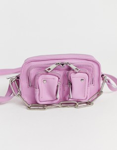 Розовая сумка через плечо Nunoo Helena-Розовый