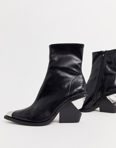 Ботильоны на среднем каблуке Jeffrey Campbell-Черный