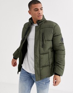 Дутая куртка цвета хаки Burton Menswear-Зеленый
