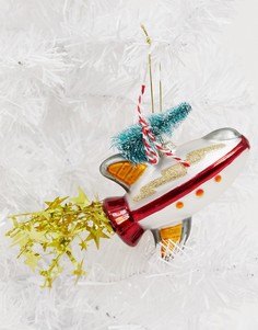 Новогоднее украшение в виде ракеты Sass & Belle-Мульти