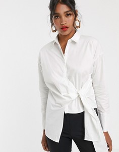Рубашка с завязкой Unique21-Белый