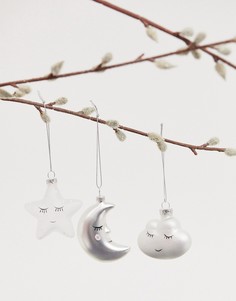 Набор из 3 новогодних елочных украшений Sass & Belle sweet dreams-Мульти