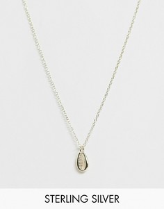 Позолоченное серебряное ожерелье с ракушкой Kingsley Ryan-Золотой