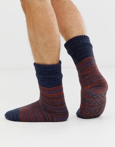 Темно-синие окрашенные носки Totes-Темно-синий