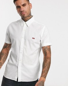 Белая рубашка с короткими рукавами и логотипом Levis - battery-Белый