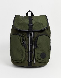 Рюкзак цвета хаки в стиле милитари River Island-Зеленый