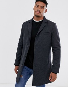 Темно-серое пальто Farah Ruxton-Серый