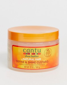 Кастард для волос с маслом ши для структурирования прядей и придания блеска Cantu - 340 г-Бесцветный