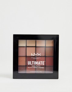 Палитра теней для век NYX Professional Makeup - Ultimate (Warm Neutrals)-Многоцветный
