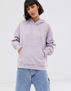 Oversize-худи сиреневого цвета Weekday-Фиолетовый