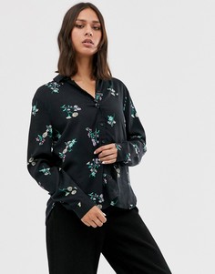 Рубашка с цветочным принтом Monki-Мульти