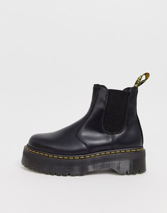 Черные ботинки челси на платформе Dr Martens 2976-Черный
