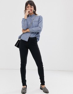 Черные облегающие джинсовые треггинсы Esprit-Черный