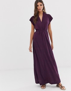 Платье макси в горошек French Connection - Callie-Темно-синий