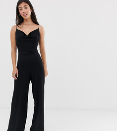 Черный комбинезон New Look Petite