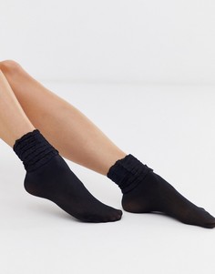 Черные носки до щиколотки Jonathan Aston - Rara-Черный