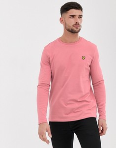 Лонгслив с круглым вырезом Lyle & Scott-Розовый